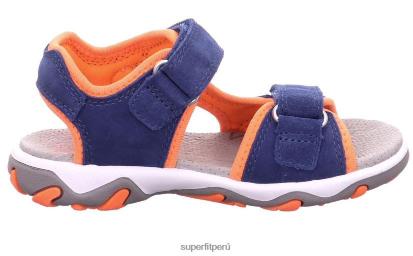 educación física Superfit niños pequeños mike 3.0 - sandalia con cierre de velcro azul/naranja V06L24661 sandalias