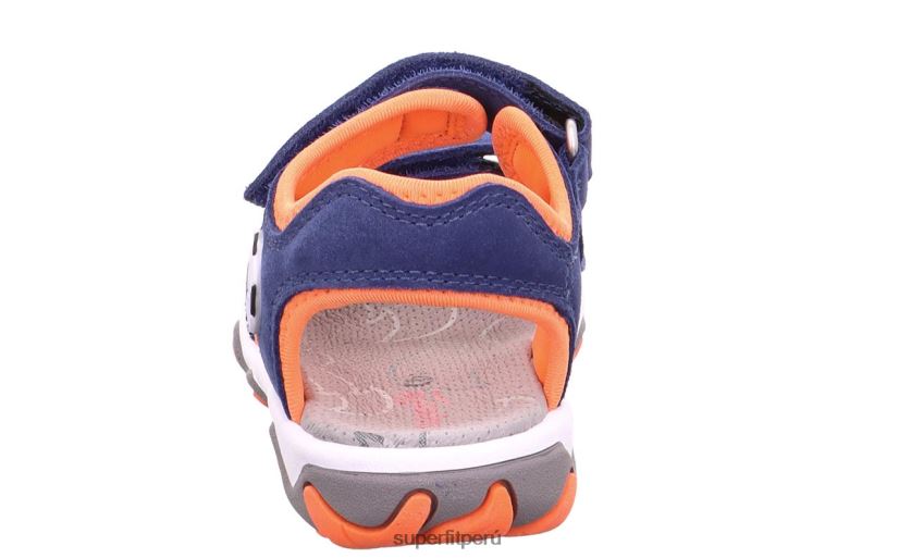 educación física Superfit niños pequeños mike 3.0 - sandalia con cierre de velcro azul/naranja V06L24661 sandalias