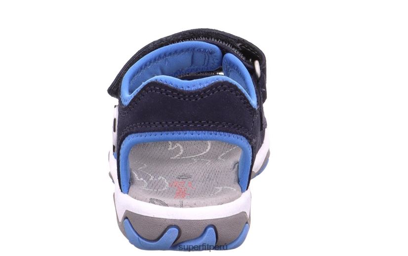 educación física Superfit niños pequeños mike 3.0 - sandalia con cierre de velcro azul/turquesa V06L24628 sandalias