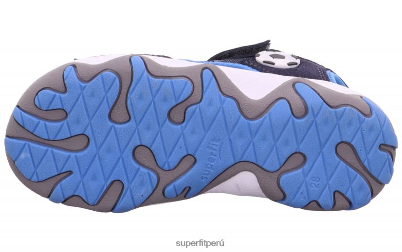 educación física Superfit niños pequeños mike 3.0 - sandalia con cierre de velcro azul/turquesa V06L24628 sandalias
