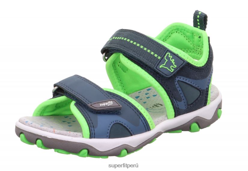 educación física Superfit niños pequeños mike 3.0 - sandalia con cierre de velcro azul/verde claro V06L24644 sandalias