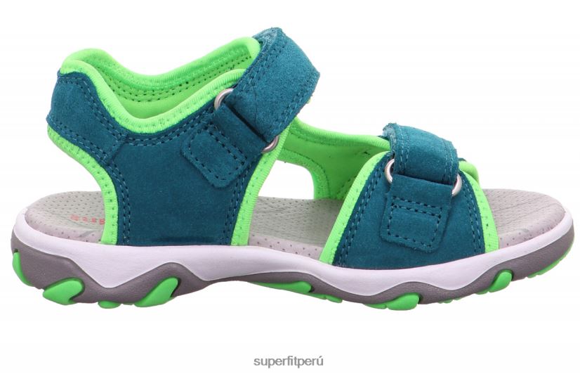 educación física Superfit niños pequeños mike 3.0 - sandalia con cierre de velcro verde/verde claro V06L24626 sandalias