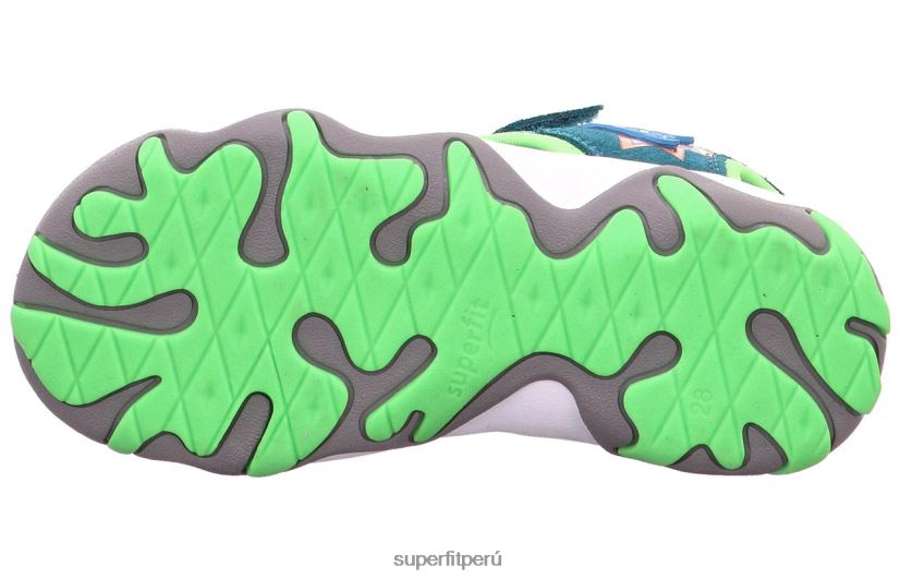 educación física Superfit niños pequeños mike 3.0 - sandalia con cierre de velcro verde/verde claro V06L24626 sandalias