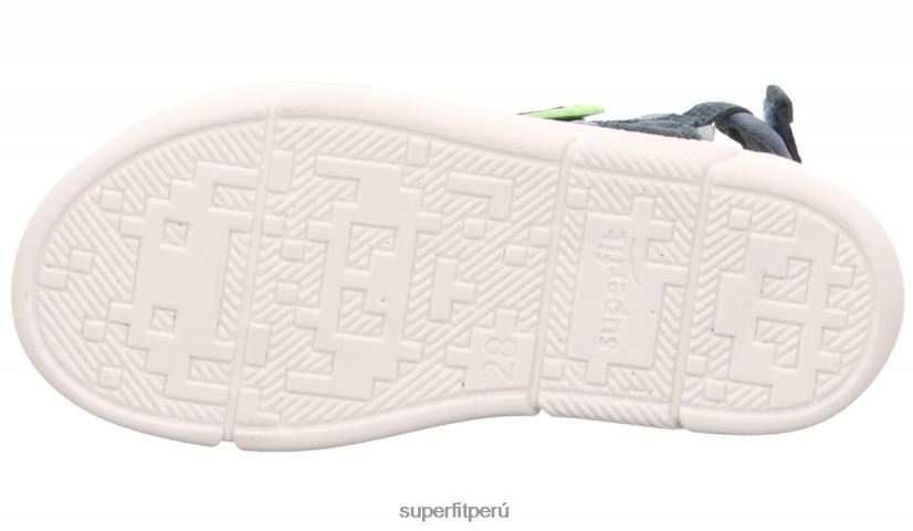 educación física Superfit niños pequeños pixie - sandalia con cierre de velcro azul V06L24629 sandalias