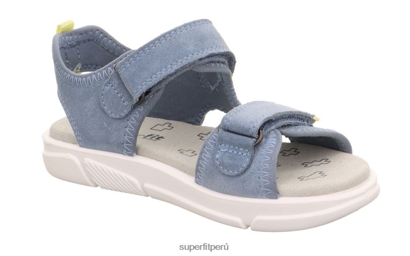 educación física Superfit niños pequeños pixie - sandalia con cierre de velcro azul amarillo V06L24650 sandalias