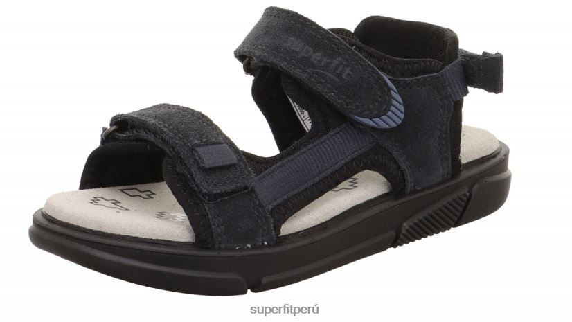 educación física Superfit niños pequeños pixie - sandalia con cierre de velcro gris negro V06L24646 sandalias