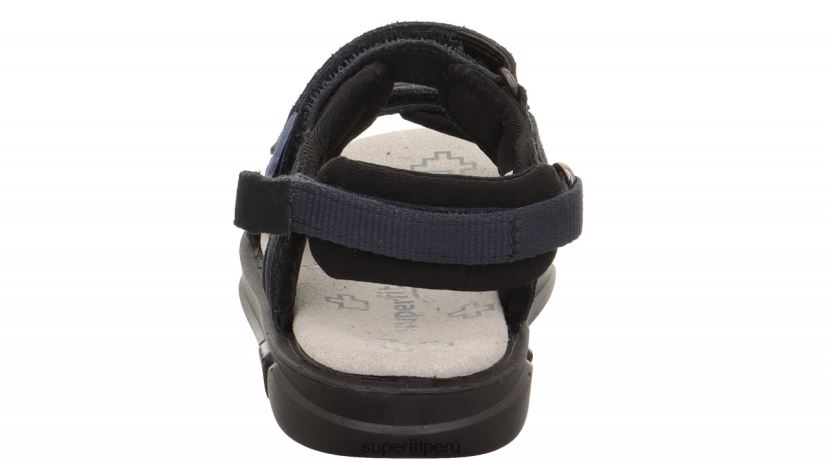 educación física Superfit niños pequeños pixie - sandalia con cierre de velcro gris negro V06L24646 sandalias