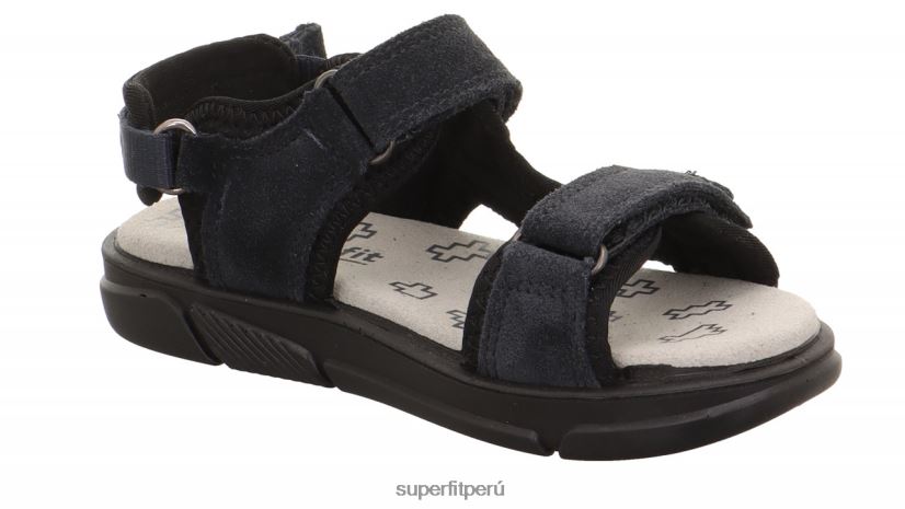 educación física Superfit niños pequeños pixie - sandalia con cierre de velcro gris negro V06L24646 sandalias