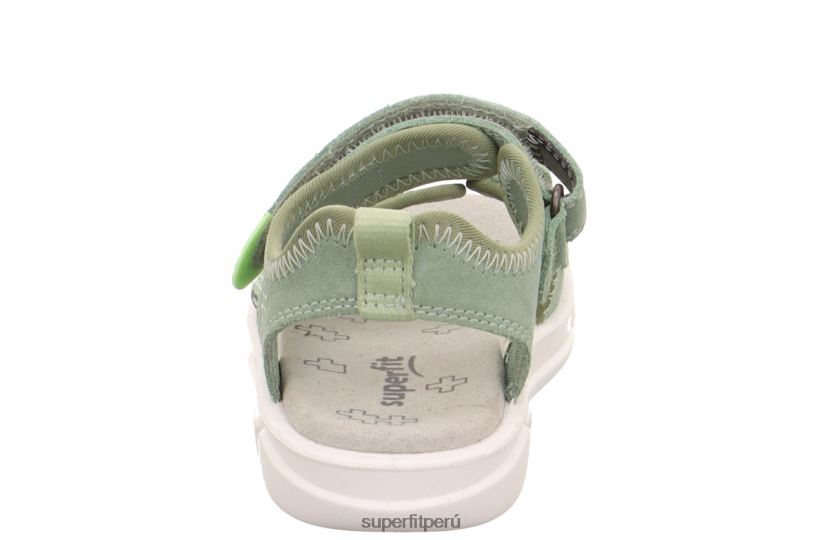 educación física Superfit niños pequeños pixie - sandalia con cierre de velcro verde claro V06L24649 sandalias
