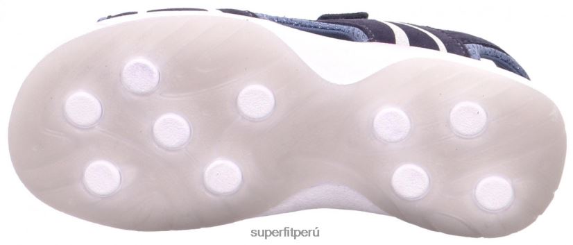 educación física Superfit niños pequeños soleado - sandalia con cierre de velcro azul V06L24614 sandalias