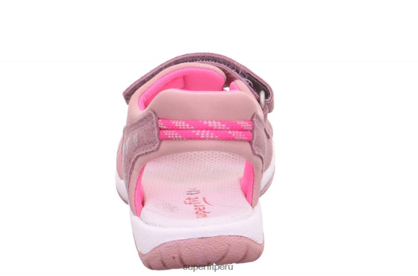 educación física Superfit niños pequeños soleado - sandalia con cierre de velcro morado/rosa V06L24610 sandalias