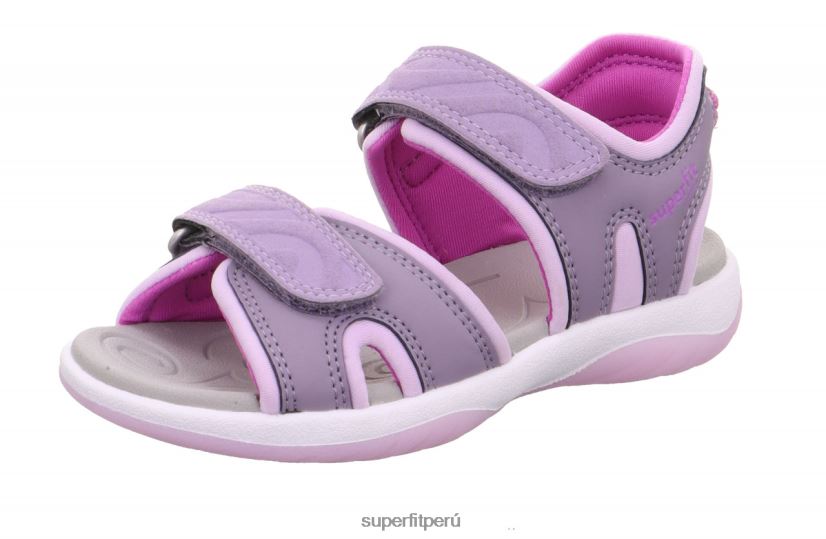 educación física Superfit niños pequeños soleado - sandalia con cierre de velcro púrpura V06L24622 sandalias