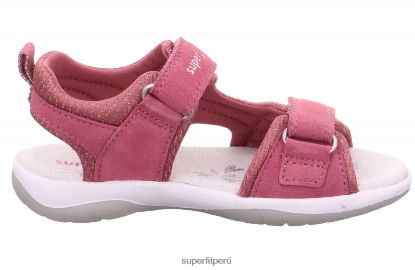 educación física Superfit niños pequeños soleado - sandalia con cierre de velcro rosa V06L24677 sandalias