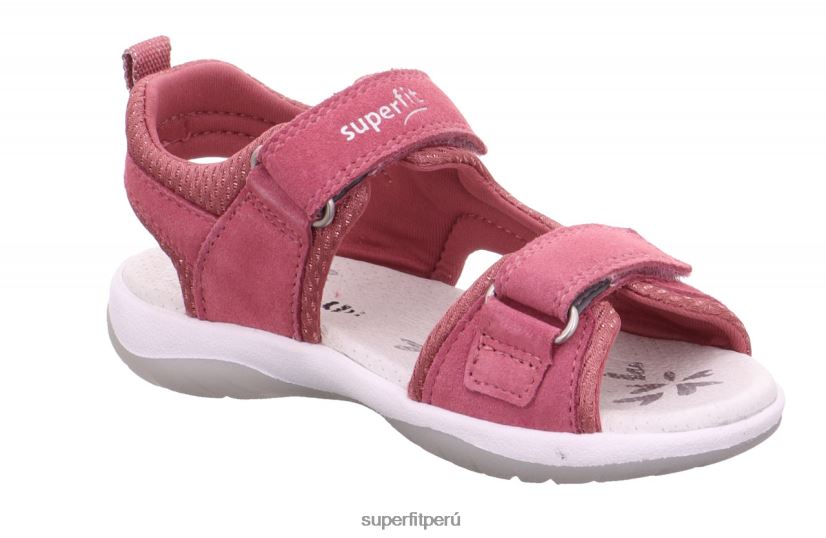 educación física Superfit niños pequeños soleado - sandalia con cierre de velcro rosa V06L24677 sandalias