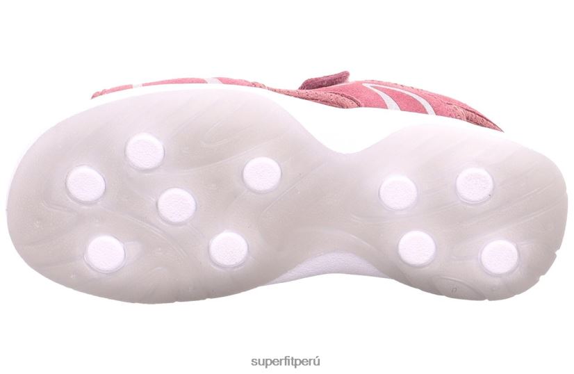 educación física Superfit niños pequeños soleado - sandalia con cierre de velcro rosa V06L24677 sandalias