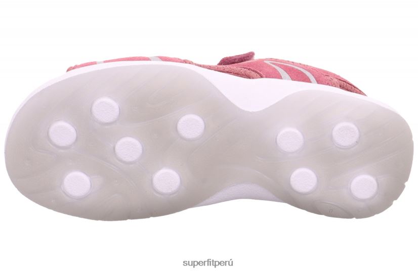 educación física Superfit niños pequeños soleado - sandalia con cierre de velcro rosa V06L24677 sandalias