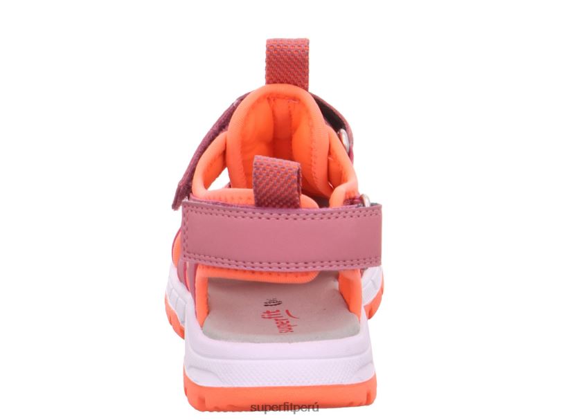 educación física Superfit niños pequeños tornado light - sandalia con cierre de velcro rosa/naranja V06L24664 sandalias