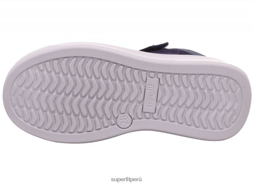 educación física Superfit niños pequeños cosmo - zapatillas altas con cierre de velcro azul V06L24841 zapatillas altas