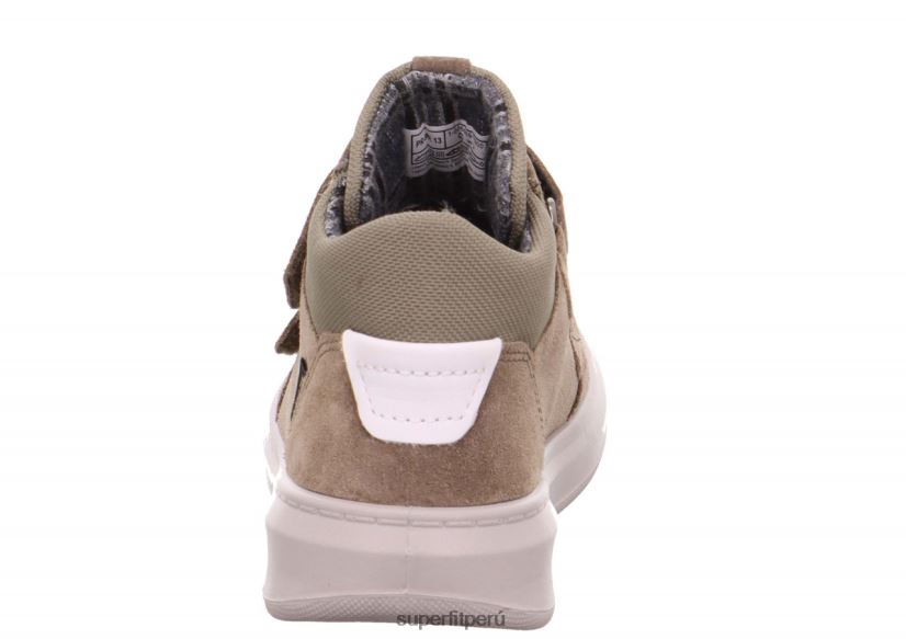 educación física Superfit niños pequeños cosmo - zapatillas altas con cierre de velcro verde V06L24846 zapatillas altas