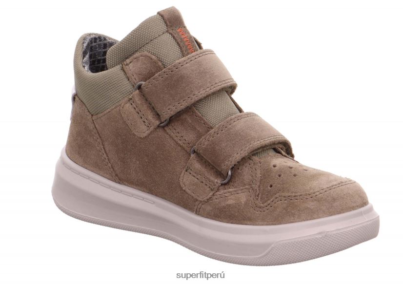 educación física Superfit niños pequeños cosmo - zapatillas altas con cierre de velcro verde V06L24846 zapatillas altas