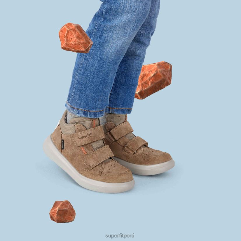 educación física Superfit niños pequeños cosmo - zapatillas altas con cierre de velcro verde V06L24846 zapatillas altas