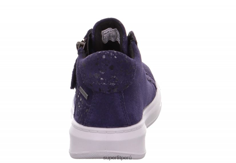 educación física Superfit niños pequeños cosmo - zapatillas altas con cremallera azul V06L24856 zapatillas altas