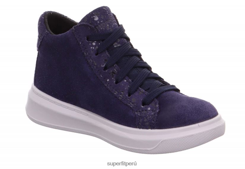 educación física Superfit niños pequeños cosmo - zapatillas altas con cremallera azul V06L24856 zapatillas altas
