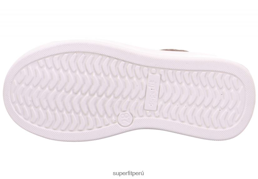 educación física Superfit niños pequeños cosmo - zapatillas altas con cremallera beige V06L24854 zapatillas altas