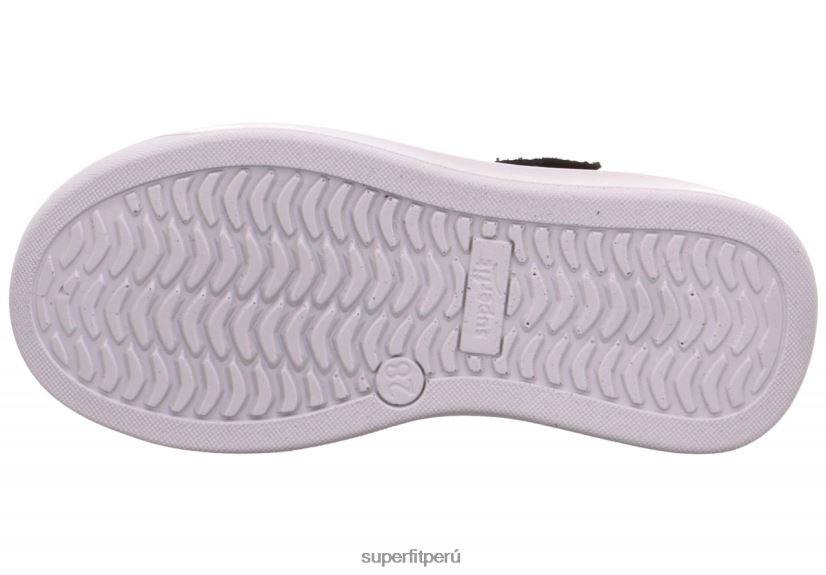 educación física Superfit niños pequeños cosmo - zapatillas altas con cremallera negro V06L24859 zapatillas altas