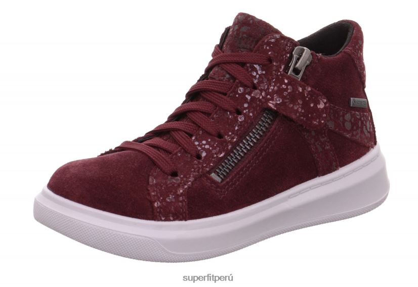 educación física Superfit niños pequeños cosmo - zapatillas altas con cremallera rojo V06L24852 zapatillas altas