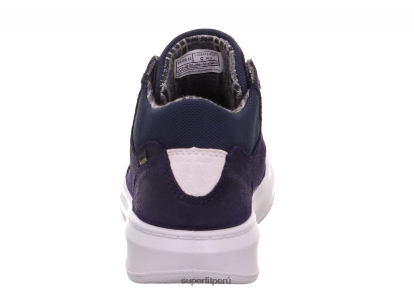 educación física Superfit niños pequeños cosmo - zapatillas altas con sistema boa fit azul V06L24865 zapatillas altas
