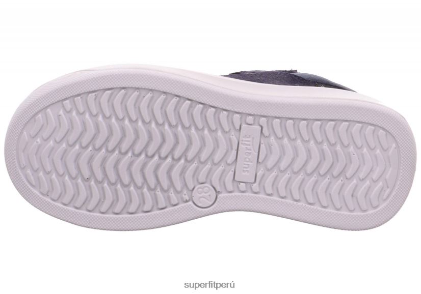 educación física Superfit niños pequeños cosmo - zapatillas altas con sistema boa fit azul V06L24865 zapatillas altas