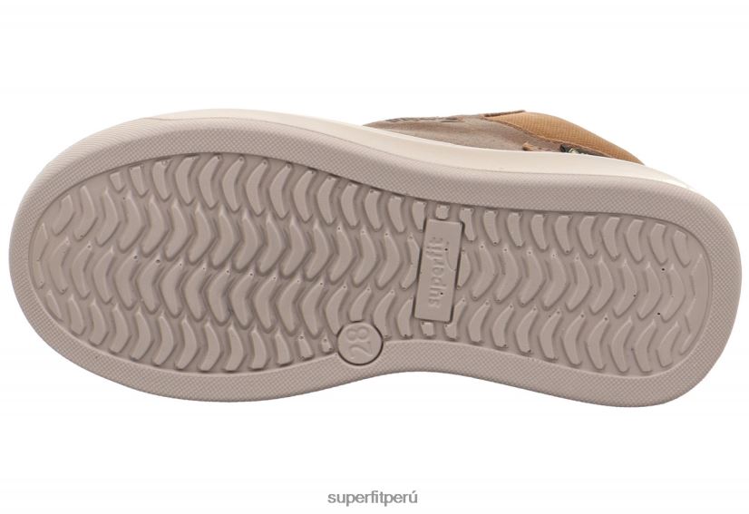 educación física Superfit niños pequeños cosmo - zapatillas altas con sistema boa fit marrón V06L24843 zapatillas altas
