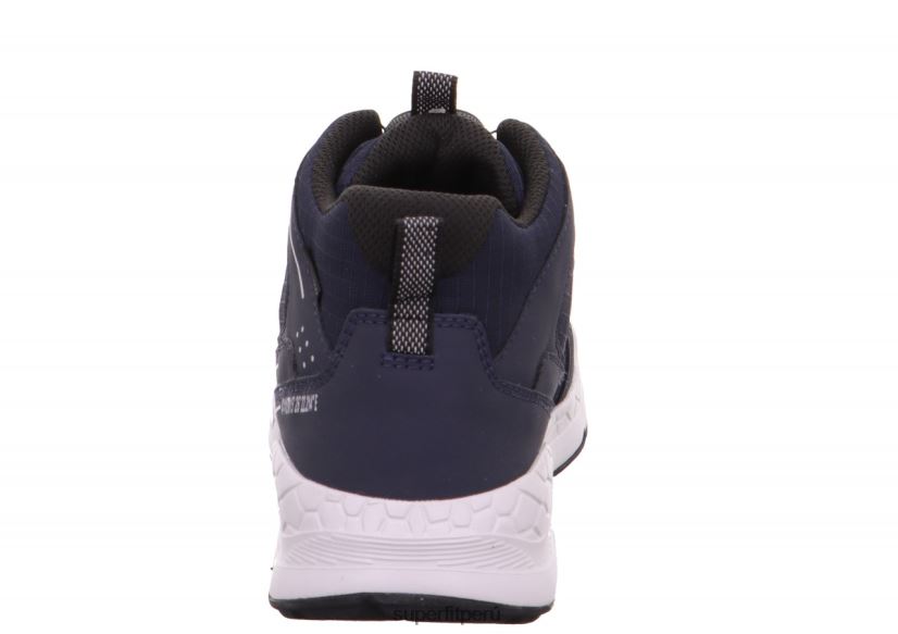 educación física Superfit niños pequeños free ride - zapatillas altas con sistema boa fit azul negro V06L24905 zapatillas altas