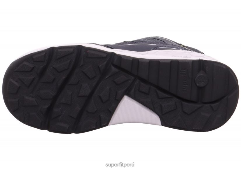 educación física Superfit niños pequeños free ride - zapatillas altas con sistema boa fit azul negro V06L24905 zapatillas altas