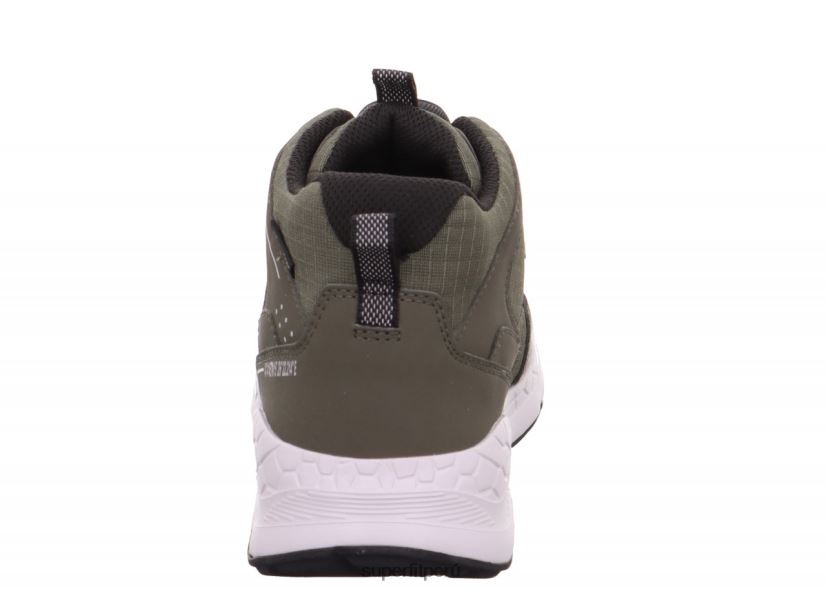 educación física Superfit niños pequeños free ride - zapatillas altas con sistema boa fit verde/negro V06L24909 zapatillas altas