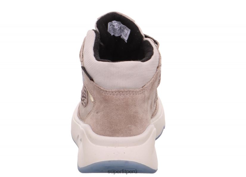 educación física Superfit niños pequeños melody - zapatillas altas con cierre de velcro beige V06L24851 zapatillas altas