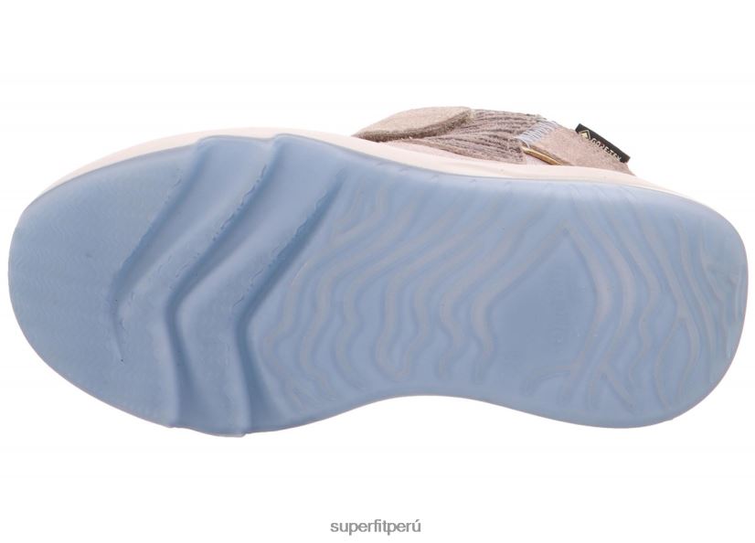 educación física Superfit niños pequeños melody - zapatillas altas con cierre de velcro beige V06L24851 zapatillas altas