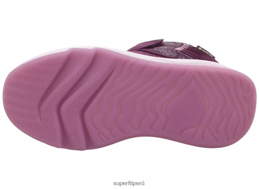 educación física Superfit niños pequeños melody - zapatillas altas con cierre de velcro púrpura V06L24850 zapatillas altas