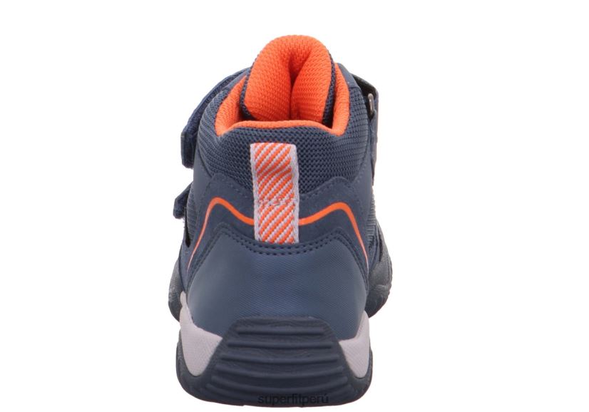 educación física Superfit niños pequeños storm - zapatillas altas con cierre de velcro azul rojo V06L24849 zapatillas altas