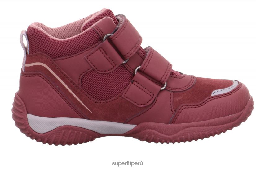 educación física Superfit niños pequeños storm - zapatillas altas con cierre de velcro rosa V06L24866 zapatillas altas