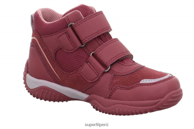 educación física Superfit niños pequeños storm - zapatillas altas con cierre de velcro rosa V06L24866 zapatillas altas