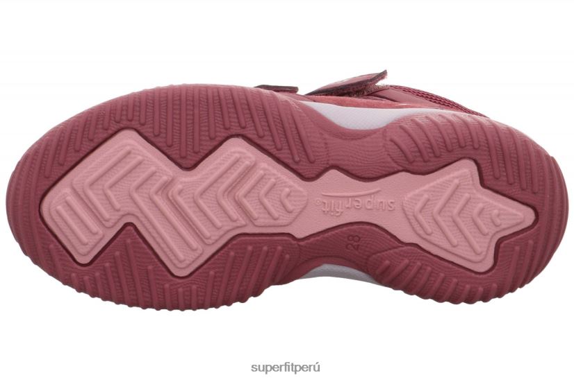 educación física Superfit niños pequeños storm - zapatillas altas con cierre de velcro rosa V06L24866 zapatillas altas