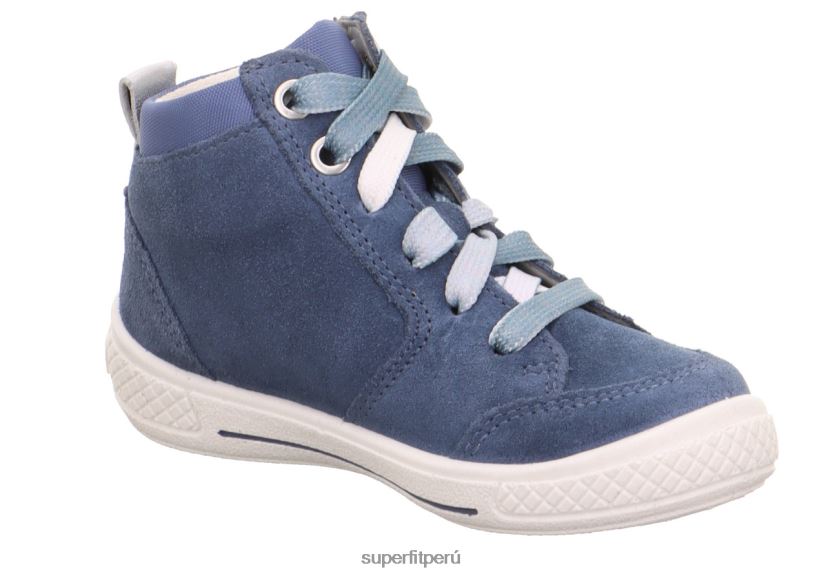educación física Superfit niños pequeños tensy - zapatillas altas con cremallera azul V06L24779 zapatillas altas