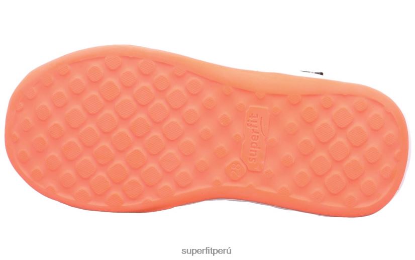 educación física Superfit niños pequeños bounce - zapatillas bajas con cierre rápido rosa/naranja V06L24785 zapatillas bajas