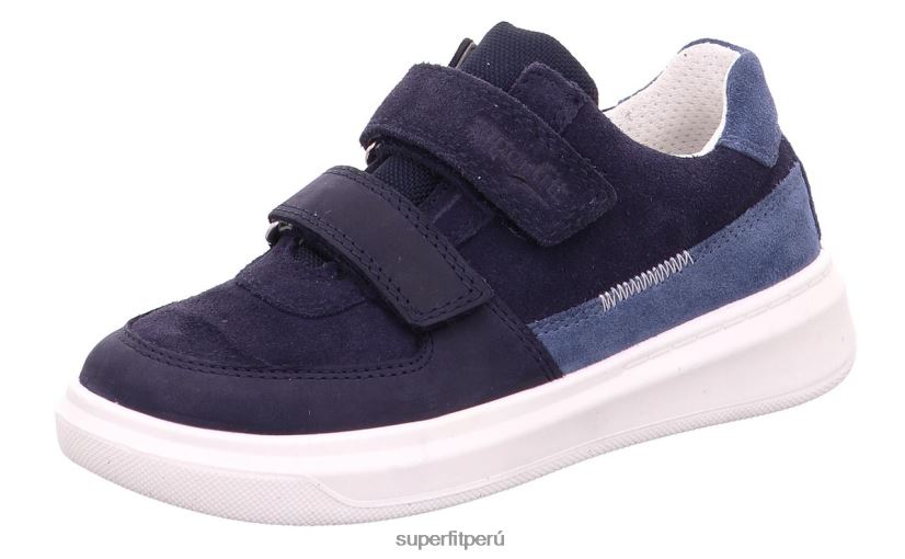 educación física Superfit niños pequeños cosmo - zapatillas bajas con cierre de velcro azul V06L24778 zapatillas bajas