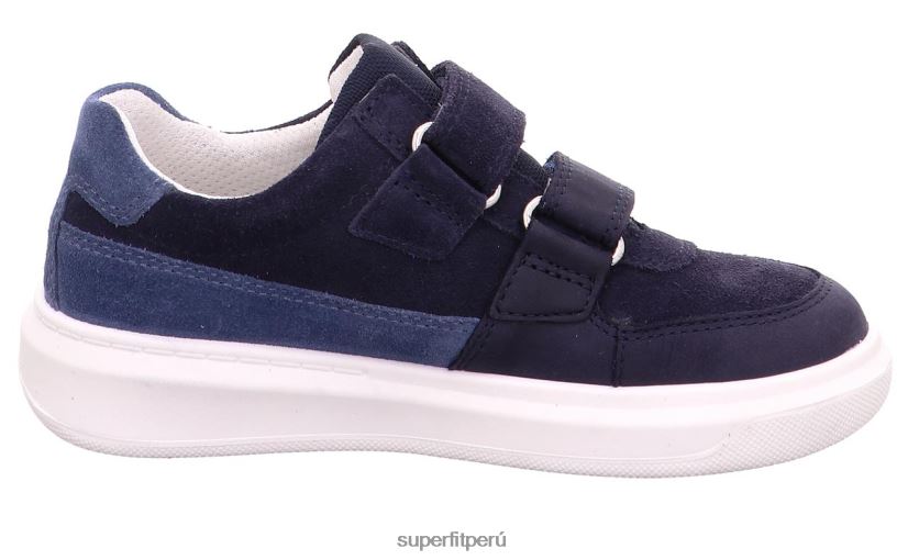 educación física Superfit niños pequeños cosmo - zapatillas bajas con cierre de velcro azul V06L24778 zapatillas bajas