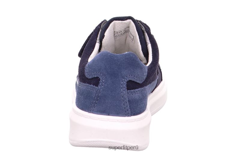 educación física Superfit niños pequeños cosmo - zapatillas bajas con cierre de velcro azul V06L24778 zapatillas bajas