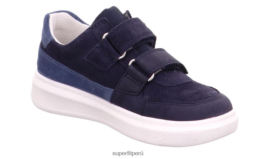 educación física Superfit niños pequeños cosmo - zapatillas bajas con cierre de velcro azul V06L24778 zapatillas bajas