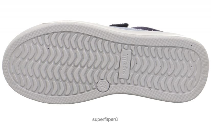 educación física Superfit niños pequeños cosmo - zapatillas bajas con cierre de velcro azul V06L24800 zapatillas bajas